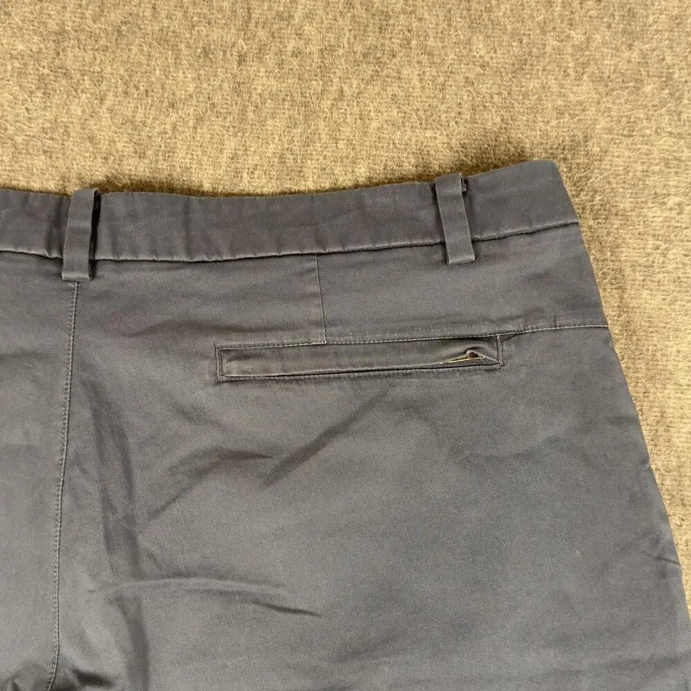 Lululemon Shorts Mens 38 Blue Chino 9 Inch Inseam Flat Front Casual Summer